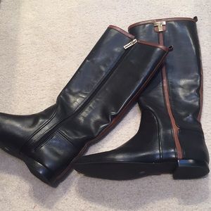 Euc tall TORY BURCH leather boots size 10